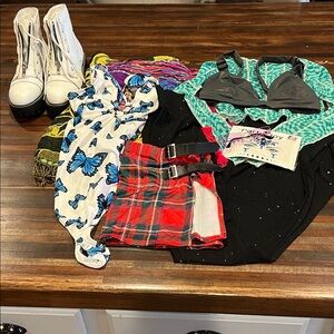 Ravers Bundle, pashminas, pants, bodysuits, accessories